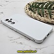 قاب گوشی Galaxy A54 5G سامسونگ مدل PVD ضد خش پشت گلس شیشه ای محافظ لنز دار سفید کد 588