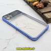 قاب گوشی iPhone 11 Pro Max آیفون طرح الکتروپلیتینگ ژله ای شفاف اورجینال Camera Lens محافظ لنز دار آبی کد 650