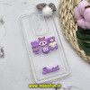 قاب گوشی Redmi Note 8 Pro شیائومی طرح شفاف ژله ای سه بعدی برجسته عروسکی SWEET محافظ لنز دار پام پام یاسی کد 811