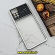 قاب گوشی Redmi Note 11 Pro 4G Global - Redmi Note 11 Pro 5G Global - Redmi Note 11E Pro 5G - Redmi Note 12 Pro 4G شیائومی طرح الکتروپلیتینگ ژله ای شفاف اورجینال Camera Lens محافظ لنز دار نقره ای کد 713
