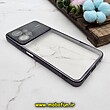 قاب گوشی Redmi Note 12 4G شیائومی طرح الکتروپلیتینگ ژله ای شفاف اورجینال Camera Lens محافظ لنز دار مشکی کد 291