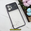 قاب گوشی Redmi Note 12 4G شیائومی طرح الکتروپلیتینگ ژله ای شفاف اورجینال Camera Lens محافظ لنز دار مشکی کد 291