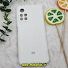 قاب گوشی Xiaomi Poco M4 Pro 5G شیائومی سیلیکونی اورجینال سورا SORA پاک کنی درجه یک زیربسته محافظ لنز دار سفید کد 122