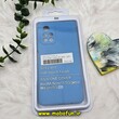 قاب گوشی Xiaomi Poco M4 Pro 5G شیائومی سیلیکونی اورجینال سورا SORA پاک کنی درجه یک زیربسته محافظ لنز دار آبی کد 123