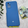 قاب گوشی Redmi 10 - Redmi 10 Prime - 21121119SC شیائومی سیلیکونی اورجینال سورا SORA پاک کنی درجه یک زیربسته محافظ لنز دار آبی کد 81
