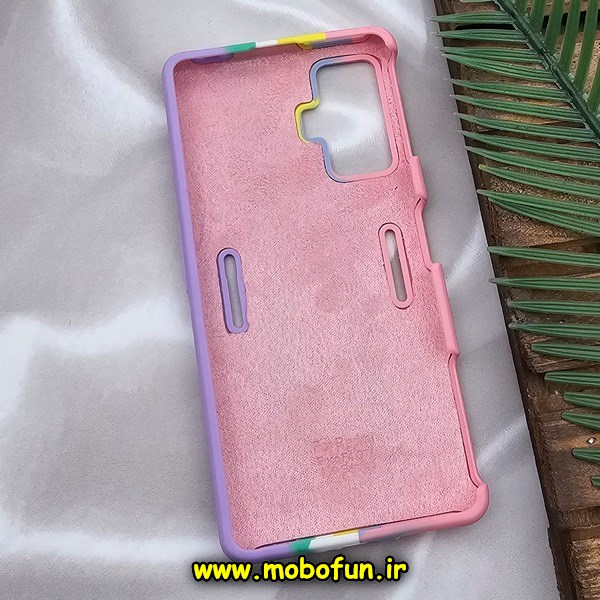 قاب گوشی Poco F4 GT - Redmi K50 Gaming شیائومی سیلیکونی اورجینال پاک کنی رنگین کمانی آبرنگی درجه یک زیربسته کد 50