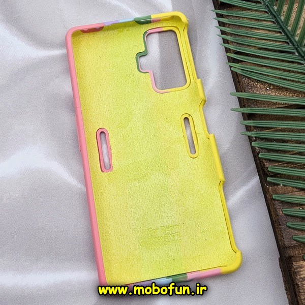 قاب گوشی Poco F4 GT - Redmi K50 Gaming شیائومی سیلیکونی اورجینال پاک کنی رنگین کمانی آبرنگی درجه یک زیربسته کد 54