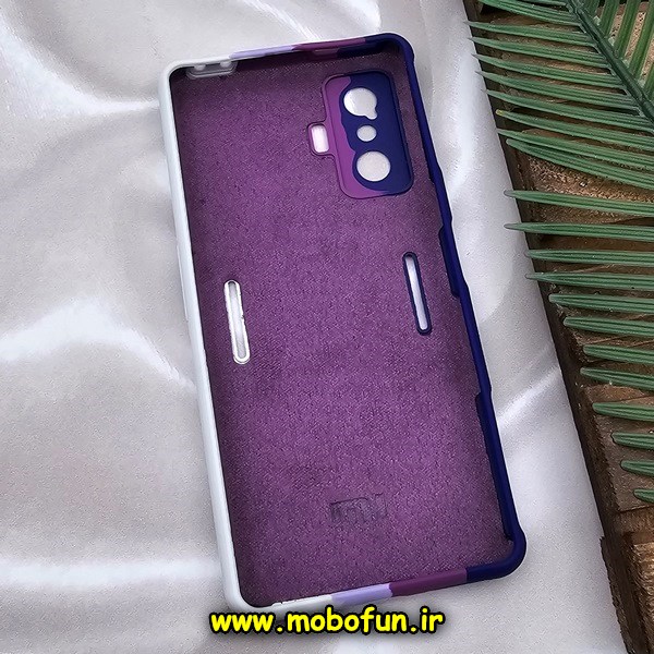 قاب گوشی Poco F4 GT - Redmi K50 Gaming شیائومی سیلیکونی اورجینال پاک کنی رنگین کمانی آبرنگی درجه یک زیربسته کد 58