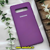 قاب گوشی Galaxy S10 Plus سامسونگ سیلیکونی اورجینال سورا SORA پاک کنی درجه یک زیربسته بنفش کد 165