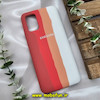 قاب گوشی Galaxy A02S سامسونگ سیلیکونی اورجینال رنگین کمانی پاک کنی درجه یک زیربسته کد 335