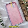 قاب گوشی iPhone 12 آیفون سیلیکونی اورجینال آبرنگی رنگین کمانی پاک کنی درجه یک زیربسته محافظ لنز دار کد 830