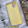 قاب گوشی iPhone 12 Pro آیفون سیلیکونی اورجینال آبرنگی رنگین کمانی پاک کنی درجه یک زیربسته محافظ لنز دار کد 856