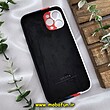 قاب گوشی iPhone 12 Pro Max آیفون سیلیکونی اورجینال آبرنگی رنگین کمانی پاک کنی درجه یک زیربسته محافظ لنز دار کد 740
