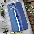 قاب گوشی iPhone 13 Pro آیفون سیلیکونی اورجینال آبرنگی رنگین کمانی پاک کنی درجه یک زیربسته محافظ لنز دار کد 431