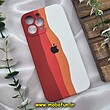 قاب گوشی iPhone 13 Pro Max آیفون سیلیکونی اورجینال رنگین کمانی پاک کنی درجه یک زیربسته محافظ لنز دار کد 632