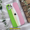 قاب گوشی iPhone 13 Pro Max آیفون سیلیکونی اورجینال رنگین کمانی پاک کنی درجه یک زیربسته محافظ لنز دار کد 635