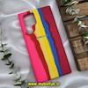 قاب گوشی Galaxy S22 Ultra سامسونگ سیلیکونی اصلی اورجینال رنگین کمانی پاک کنی درجه یک زیربسته کد 390