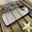 قاب گوشی Galaxy A10S سامسونگ اورجینال متال کیس Metal پیکسل Pixel طرح پشت طلق شفاف دور سیلیکونی مشکی کد 710
