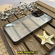 قاب گوشی Galaxy A12 - Galaxy M12 سامسونگ اورجینال متال کیس Metal پیکسل Pixel طرح پشت طلق شفاف دور سیلیکونی مشکی کد 1437