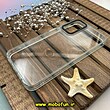 قاب گوشی Galaxy A14 4G - Galaxy A14 5G سامسونگ اورجینال متال کیس Metal پیکسل Pixel طرح پشت طلق شفاف دور سیلیکونی بی رنگ کد 644
