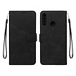 کیف گوشی Galaxy A20S سامسونگ مگنتی طرح چرم کتابی محافظ لنزدار مشکی کد 594