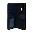 کیف گوشی Galaxy A20S سامسونگ مگنتی طرح چرم کتابی محافظ لنزدار سرمه ای کد 595