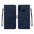 کیف گوشی Galaxy A20S سامسونگ مگنتی طرح چرم کتابی محافظ لنزدار سرمه ای کد 595