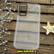 قاب گوشی Galaxy A24 4G سامسونگ اورجینال متال کیس Metal پیکسل Pixel طرح پشت طلق شفاف دور سیلیکونی بی رنگ کد 355