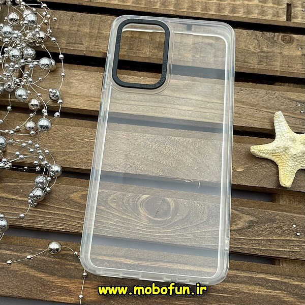 قاب گوشی Galaxy A52 4G - Galaxy A52 5G - Galaxy A52S سامسونگ اورجینال متال کیس Metal پیکسل Pixel طرح پشت طلق شفاف دور سیلیکونی بی رنگ کد 1249
