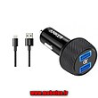 شارژر فندکی انکر مدل A2228 PowerDrive Speed 2 Ports With Quick Charge 3.0