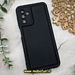 قاب گوشی Galaxy A04S سامسونگ سیلیکونی ژله ای پافر PC پفکی مشکی کد 269