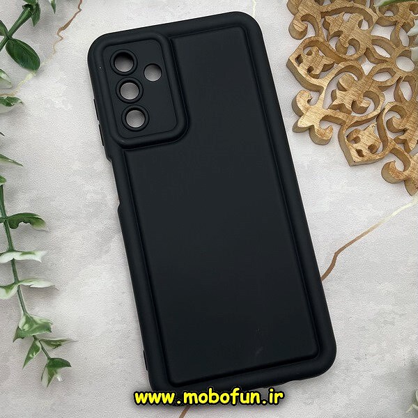 قاب گوشی Galaxy A04S سامسونگ سیلیکونی ژله ای پافر PC پفکی مشکی کد 269