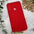 قاب گوشی Galaxy A20S سامسونگ سیلیکونی ژله ای پافر PC پفکی قرمز کد 606