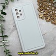 قاب گوشی Galaxy A32 4G سامسونگ سیلیکونی ژله ای پافر PC پفکی سفید کد 1051