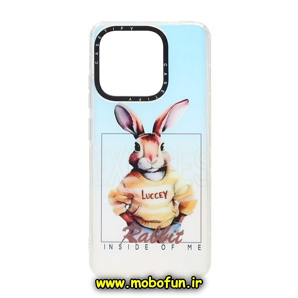 قاب گوشی Redmi 12C - Poco C55 - Redmi 11A شیائومی ضد ضربه هولوگرامی کیستیفی CASETIFY طرح خرگوشی کد 359