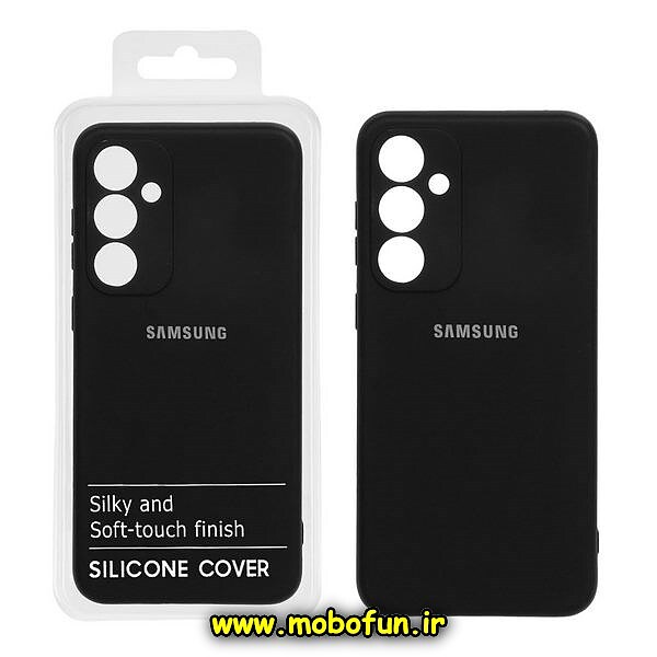 قاب گوشی Galaxy S23 FE سامسونگ سیلیکونی های کپی زیربسته محافظ لنز دار مشکی کد 1
