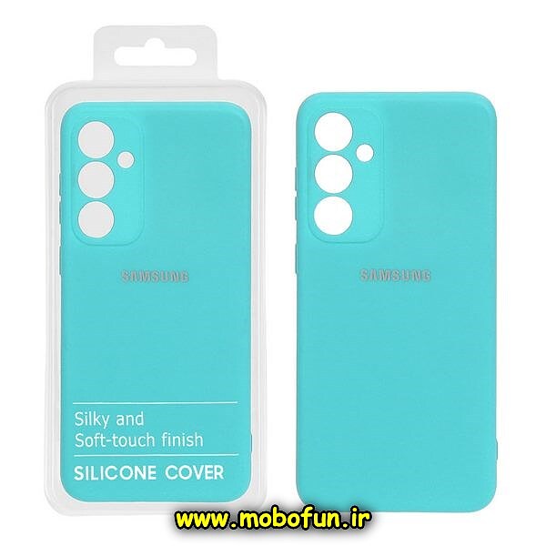 قاب گوشی Galaxy S23 FE سامسونگ سیلیکونی های کپی زیربسته محافظ لنز دار آبی روشن کد 3