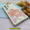 قاب گوشی Galaxy S23 Ultra سامسونگ طرح سیلیکونی ژله ای سه بعدی برجسته عروسکی خرسی تدی TEDi محافظ لنز دار کرم کد 287