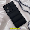 قاب گوشی Xiaomi 13 Lite شیائومی سیلیکون ژله ای پافر PC زیر بسته محافظ لنز دار مشکی کد 51
