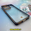 قاب گوشی Xiaomi 13 Lite شیائومی طرح الکتروپلیتینگ ژله ای شفاف اورجینال محافظ لنز دار شیشه ای سرمه ای کد 66
