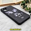قاب گوشی Galaxy A12 - Galaxy M12 سامسونگ پشت گلس آینه ای CASETIFY طرح گرگ خشمگین مات محافظ لنزدار مشکی کد 1464