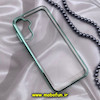 قاب گوشی Galaxy A14 4G - Galaxy A14 5G سامسونگ طرح پشت طلق شیشه ای شفاف اورجینال برند FASHION CASE سبز روشن کد 665