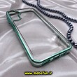 قاب گوشی Galaxy A14 4G - Galaxy A14 5G سامسونگ طرح پشت طلق شیشه ای شفاف اورجینال برند FASHION CASE سبز روشن کد 665
