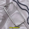قاب گوشی Galaxy A14 4G - Galaxy A14 5G سامسونگ طرح پشت طلق شیشه ای شفاف اورجینال برند FASHION CASE نقره ای کد 667