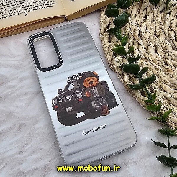 قاب گوشی Galaxy A14 4G - Galaxy A14 5G سامسونگ طرح خرسی تدی ضد ضربه هولوگرامی یانگ کیت Unique Case کد 678