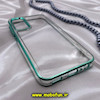 قاب گوشی Galaxy A24 4G سامسونگ طرح پشت طلق شیشه ای شفاف اورجینال برند FASHION CASE سبز روشن کد 372
