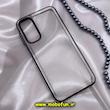 قاب گوشی Galaxy A24 4G سامسونگ طرح پشت طلق شیشه ای شفاف اورجینال برند FASHION CASE بنفش کد 373