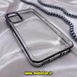 قاب گوشی Galaxy A24 4G سامسونگ طرح پشت طلق شیشه ای شفاف اورجینال برند FASHION CASE بنفش کد 373