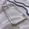 قاب گوشی Galaxy A24 4G سامسونگ طرح پشت طلق شیشه ای شفاف اورجینال برند FASHION CASE نقره ای کد 374