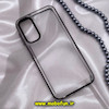 قاب گوشی Galaxy A24 4G سامسونگ طرح پشت طلق شیشه ای شفاف اورجینال برند FASHION CASE مشکی کد 375